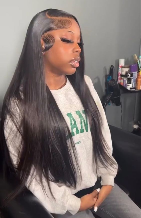 Natural color Straight Wig